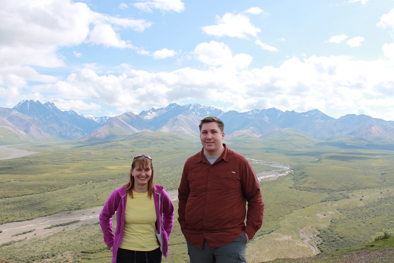 Dr. Headley and Scott Borchardt in Denali National Park