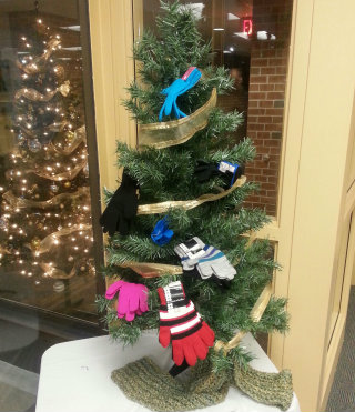 Mitten Tree in the Student Center