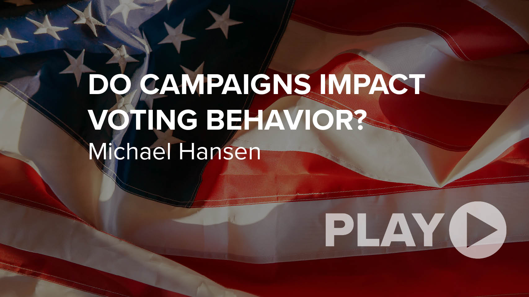 Do Campaigns Impact Voting Behavior?