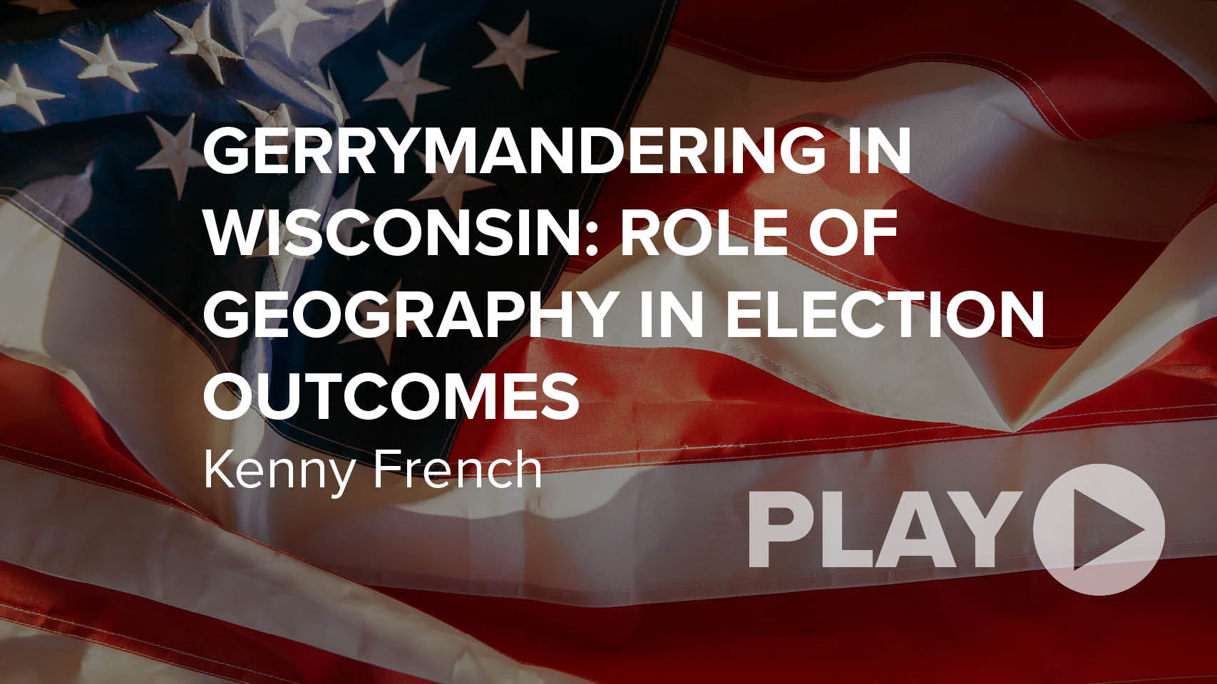Gerrymandering in Wisconsin: Role of Geography in Election Outcomes
