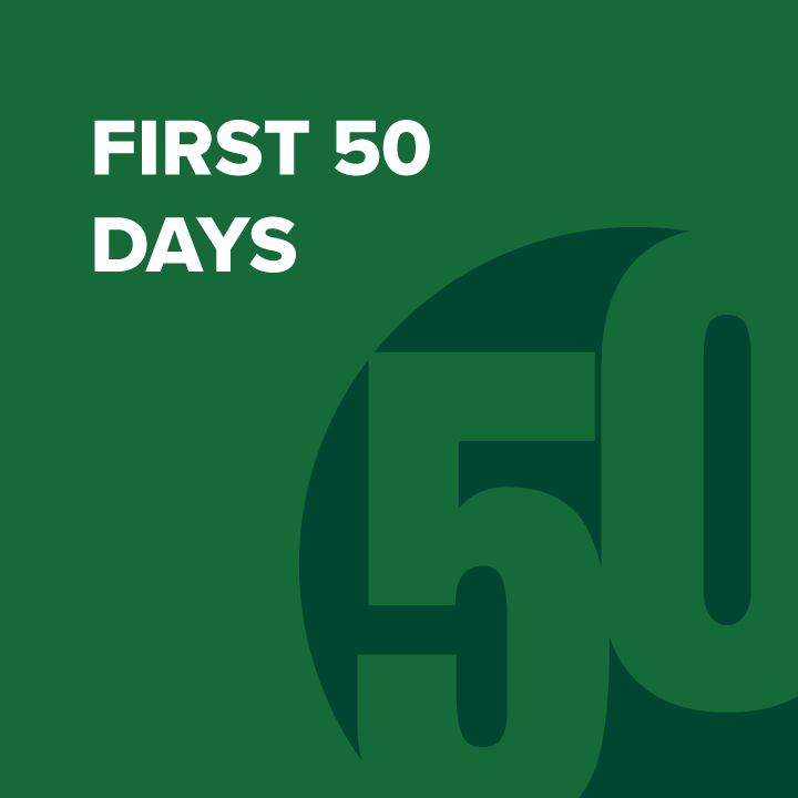 First 50 days