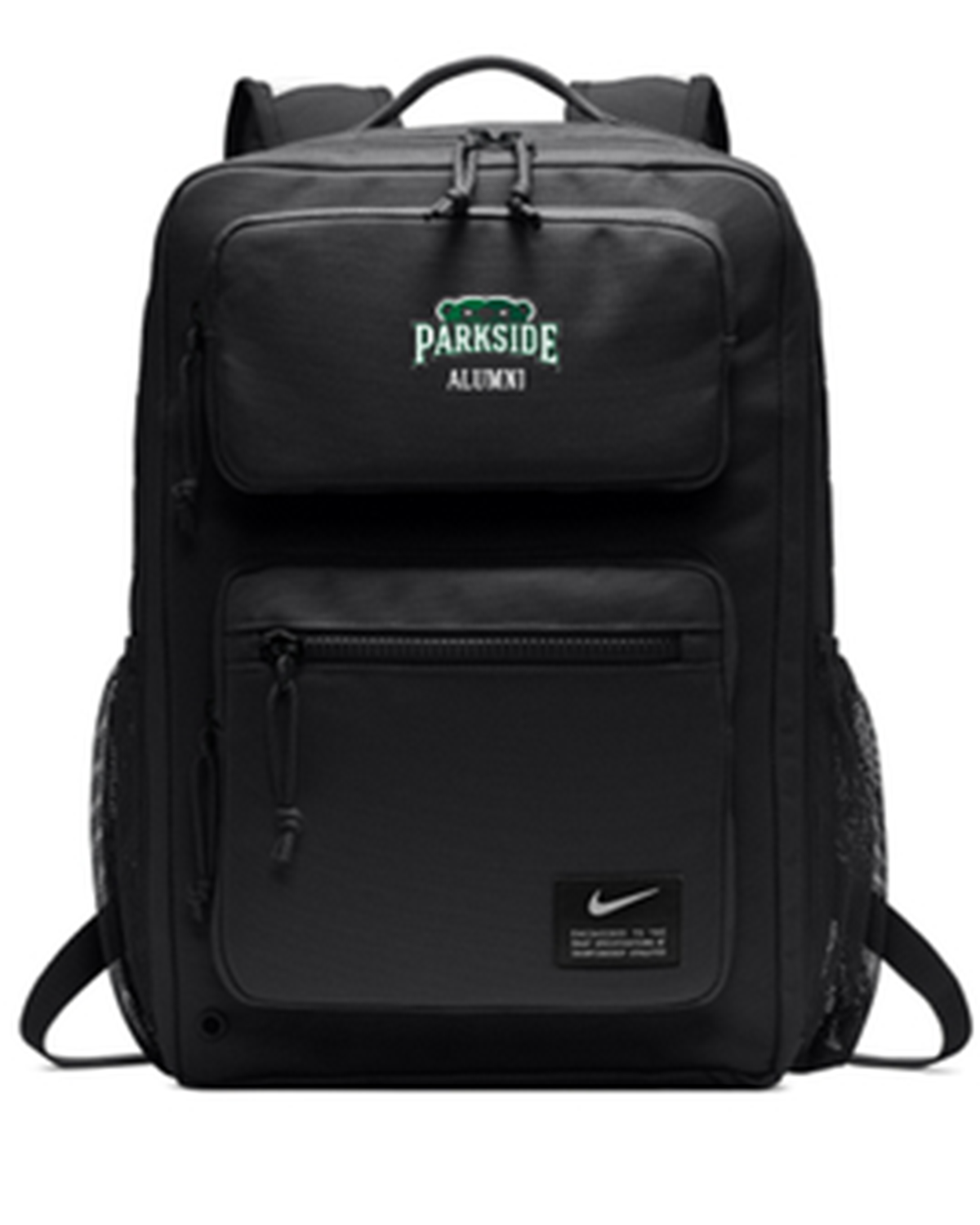 backpackcrop black Nike backpack with the alumni logo