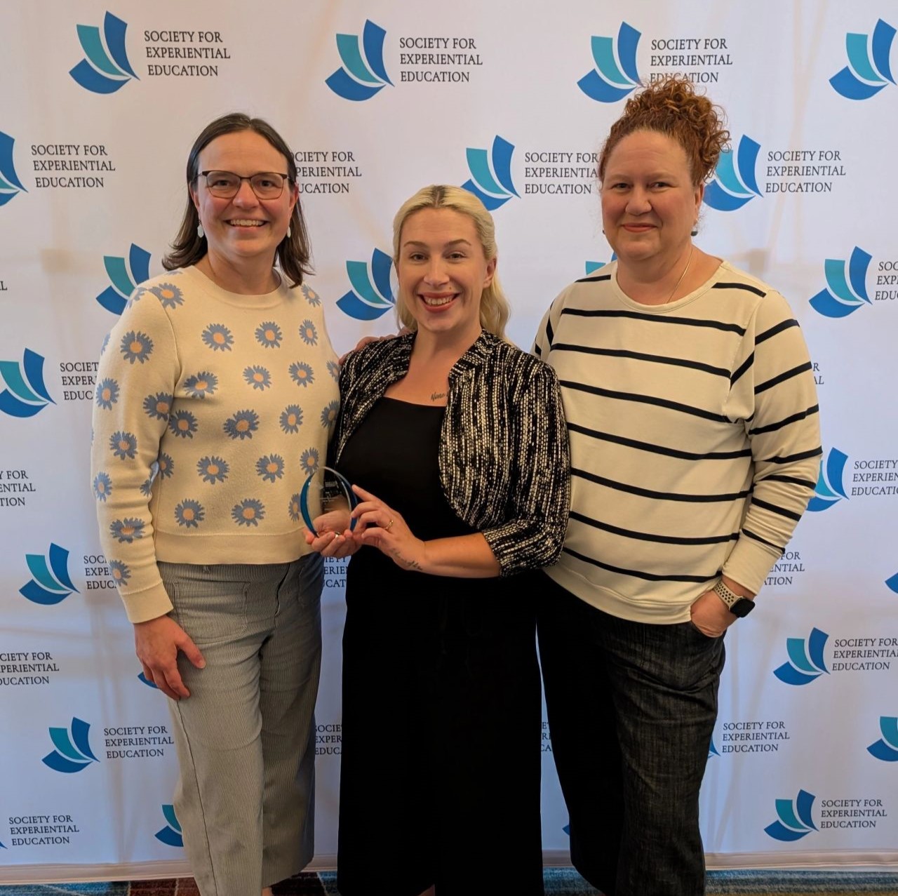 Kaila Bingen receives the Society for Experiential Education Rising Leader award in Fall 2025