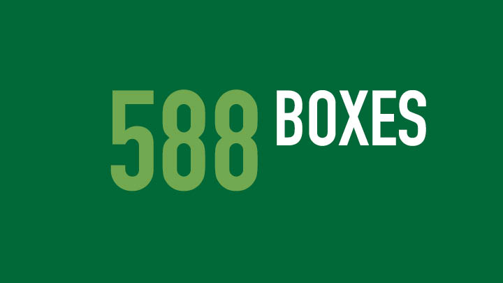 588 boxes food pantry