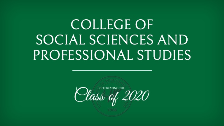 College of Social Sciences and Professional Studies Full Commencement Video