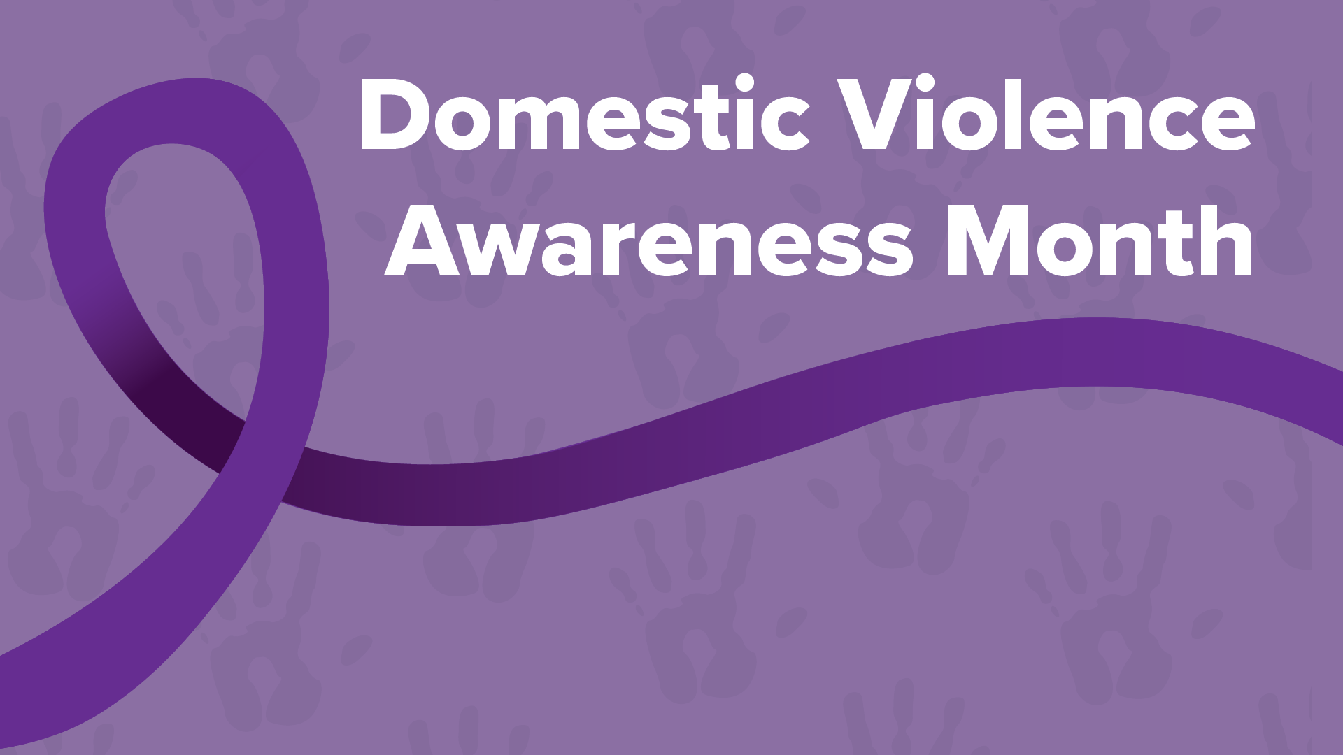 Domestic Violence Awareness Month October