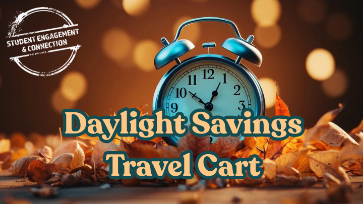 daylight savings travel cart calendar