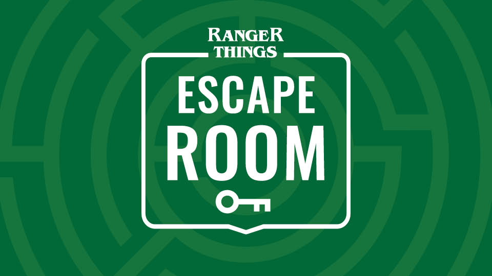 Image of a key, and a maze in the background