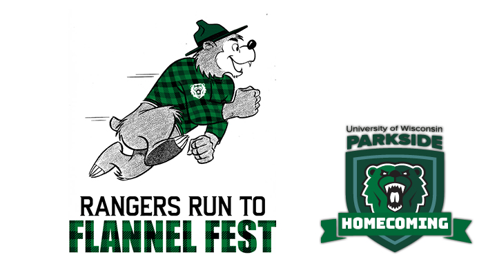 Homcoming logo with old school Ranger bear