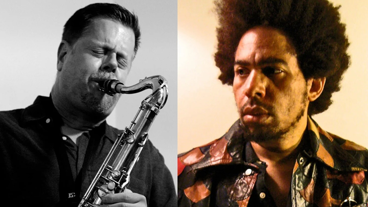 Split image with both artist Locks and Vandermark