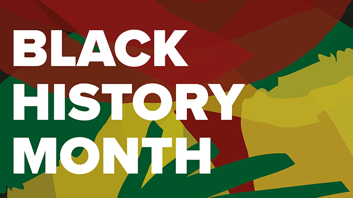 Decorative- Colorful and abstract design for Black History Month