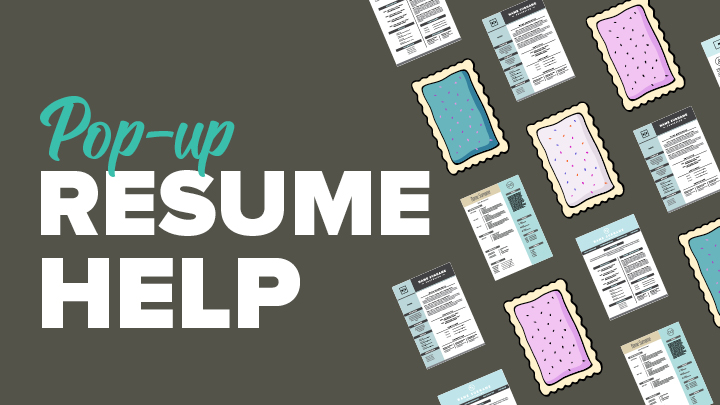 pop up resume