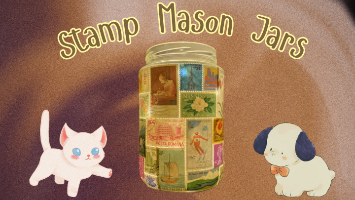 stamp mason jars