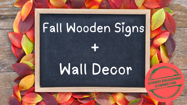fall wooden decor