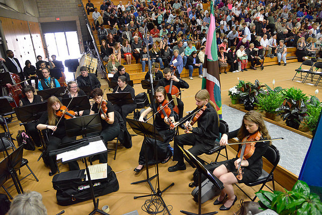 The sounds of commencement