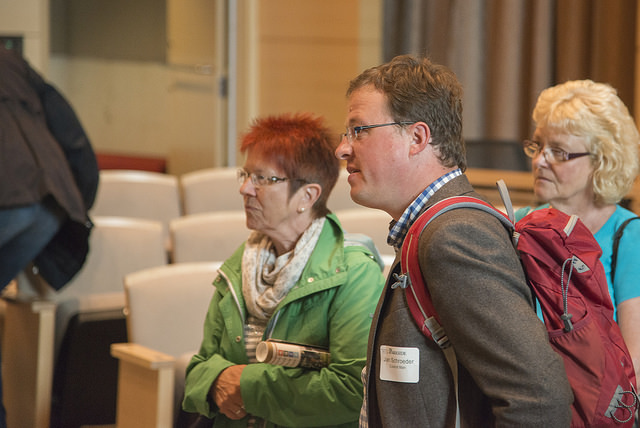 Wolfenbuttel residents tour the Frances Bedford Concert Hall