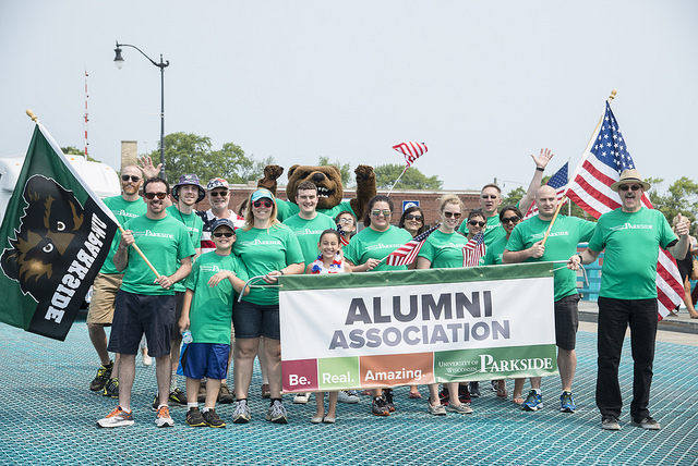 Alumni Association in Racine Fourth Fest Parade