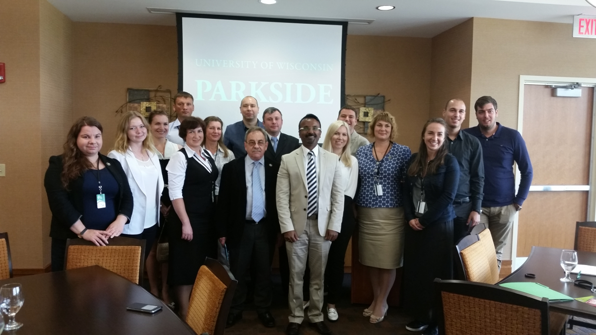 Group Photo of Dr. Kuruvilla and students from Russia and France