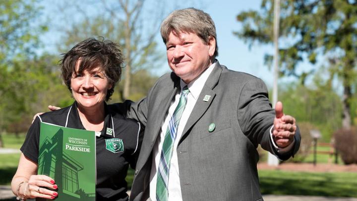 Chancellor Ford with Regent Jim Kreuser