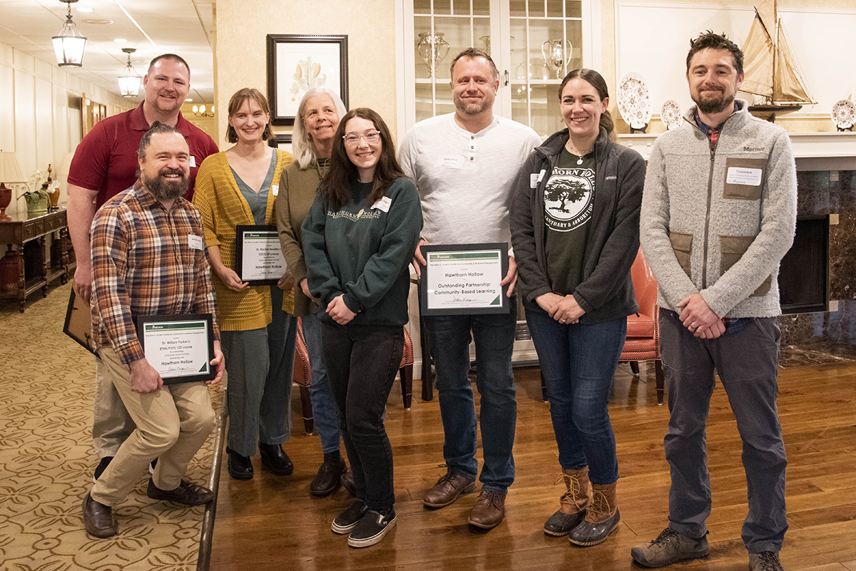 Award winners at the nonprofit breakfast