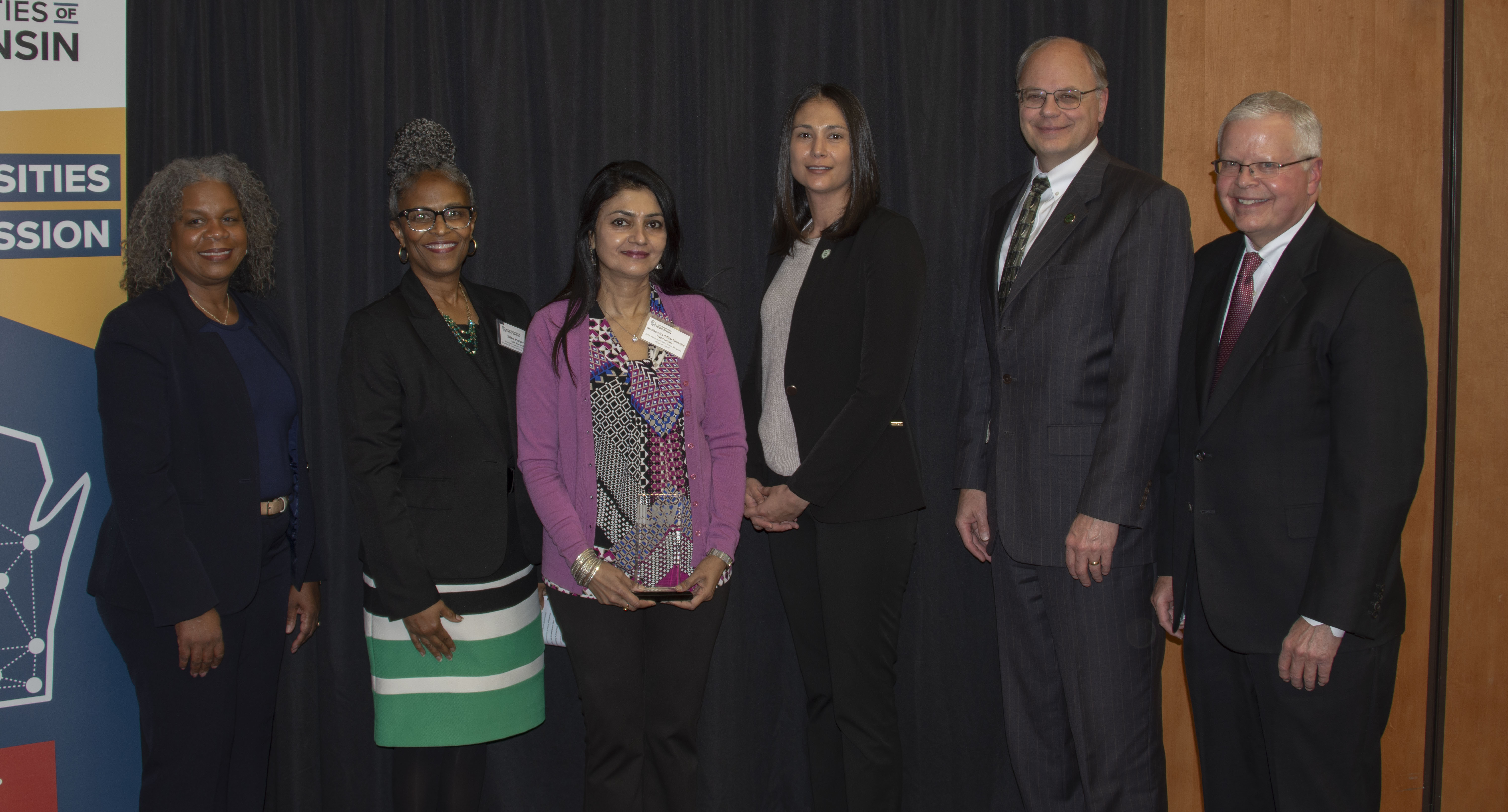 Dr. Mita Banerjee receives a 2023 Universities of Wisconsin Outstanding Women of Color in Education Award