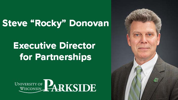Steve “Rocky” Donovan as Executive Director for Partnerships, Associate Vice Chancellor