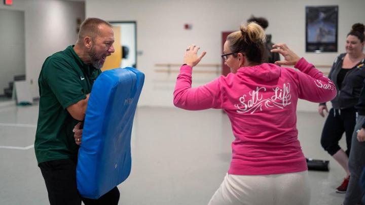 UW-Parkside Self-defense class