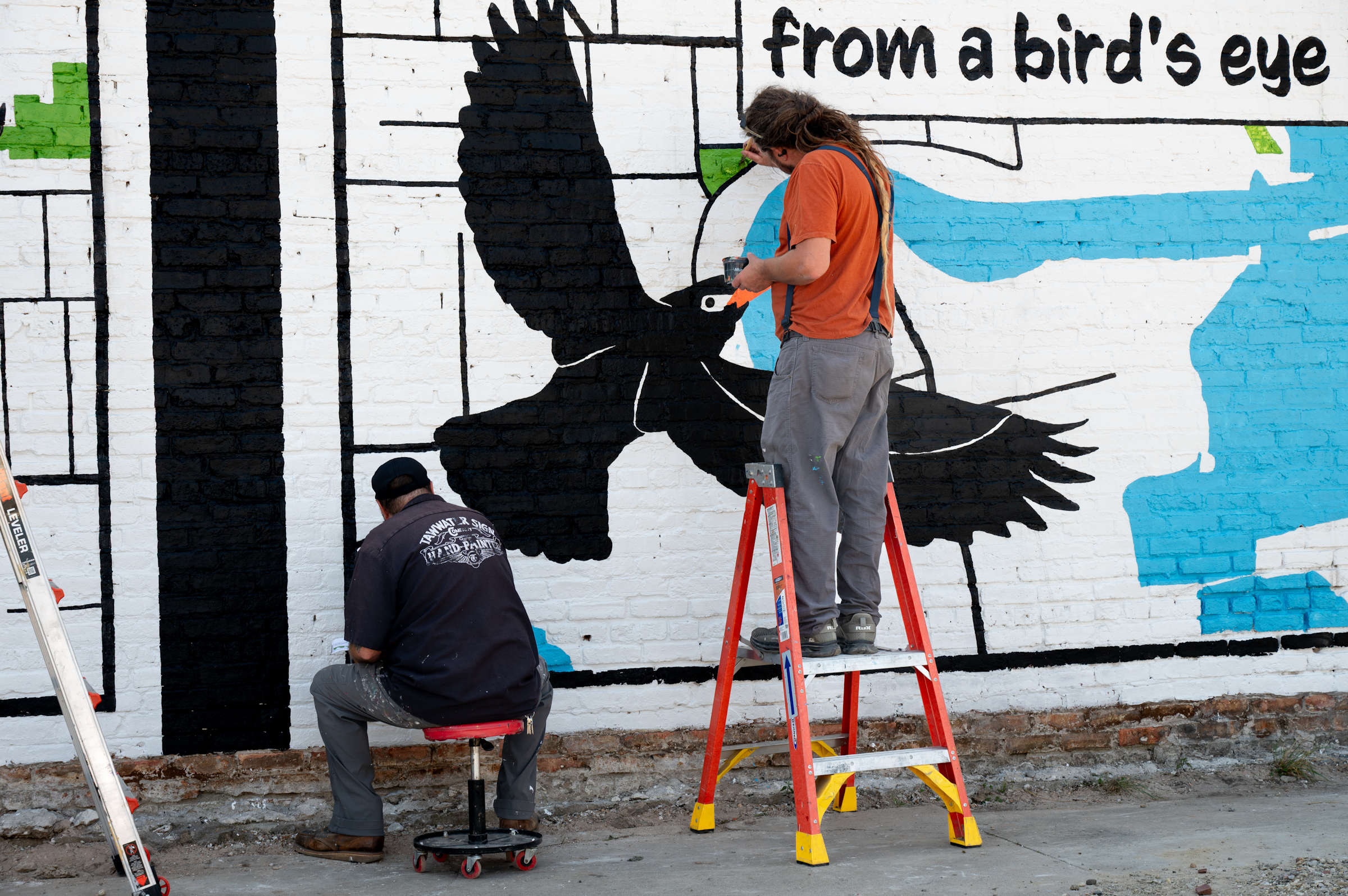 Artroot Wall Poem No. 8. Photo by Ralph Tunstell