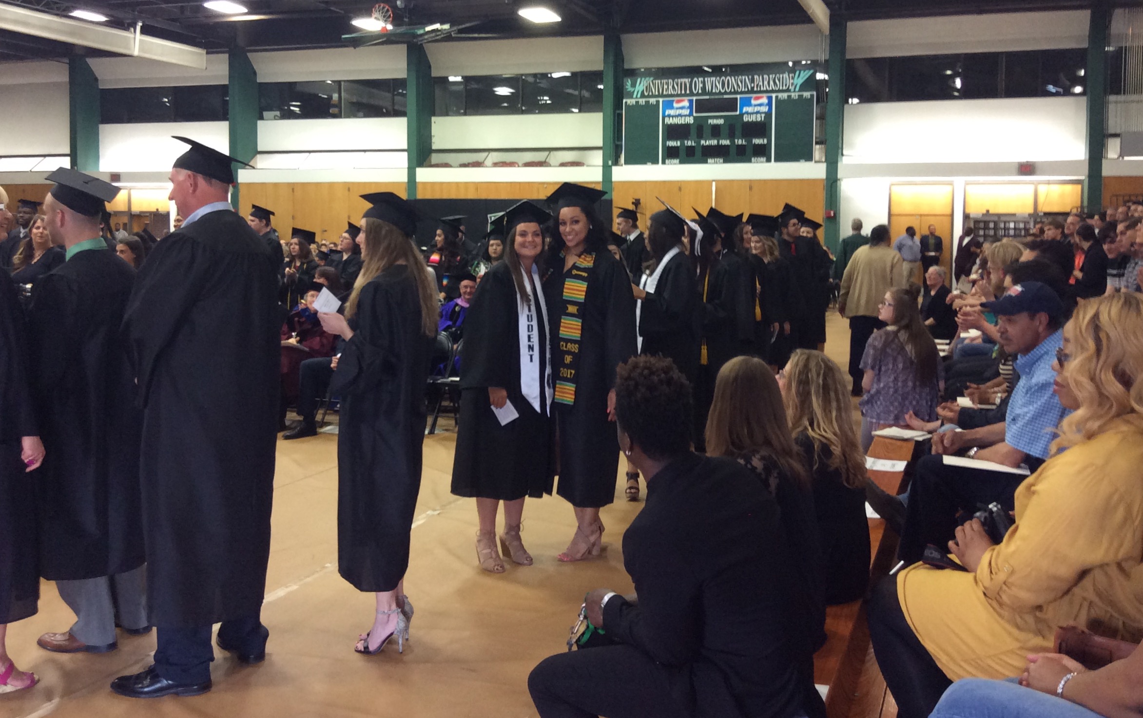 Spring 17 Commencement Raegan and Kamala