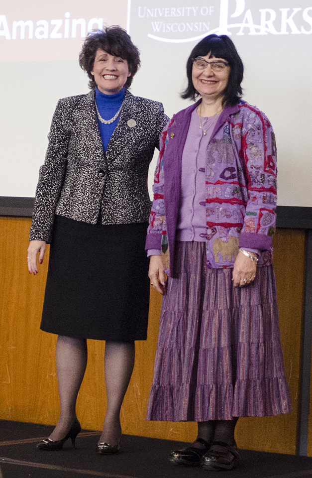 Vera Kolb at spring 2016 convocation