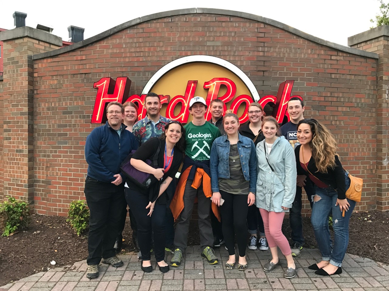 Group picture at Hard Rock Cafe