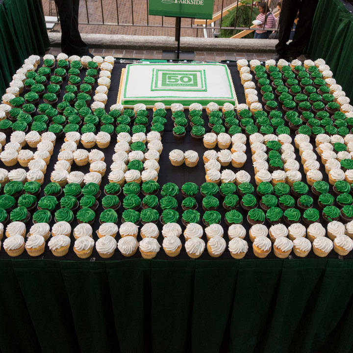 UW-Parkside 50 Years cake