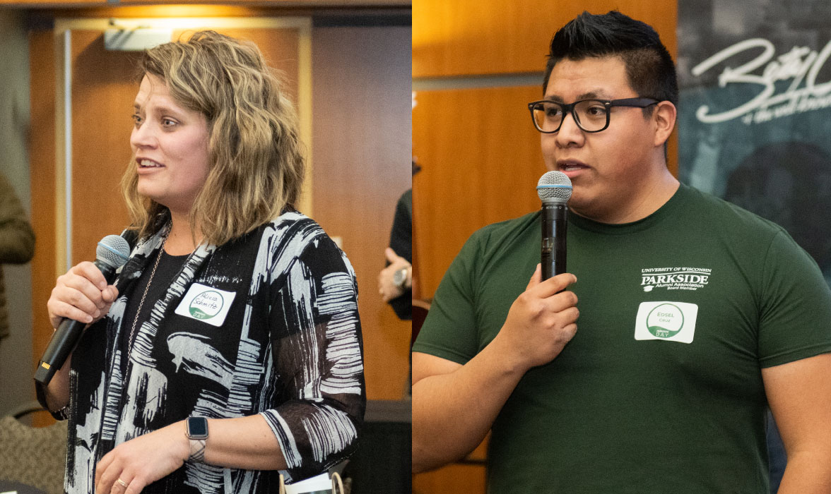 Edsel Cruz ’16 and Alicia Schmitz ’01 Edsel Cruz ’16 and Alicia Schmitz ’01