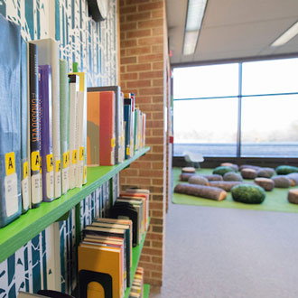 shelf of books