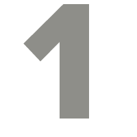 grey number 1