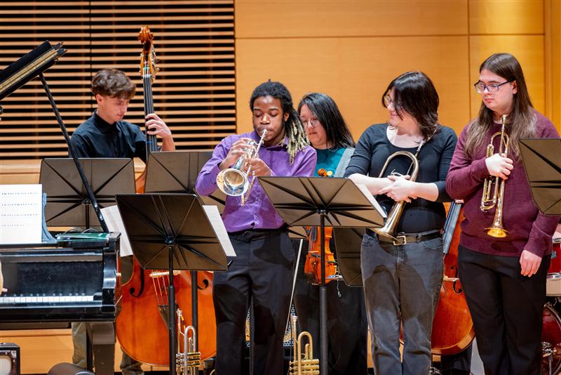 Jerome Porter Playing Trumpet