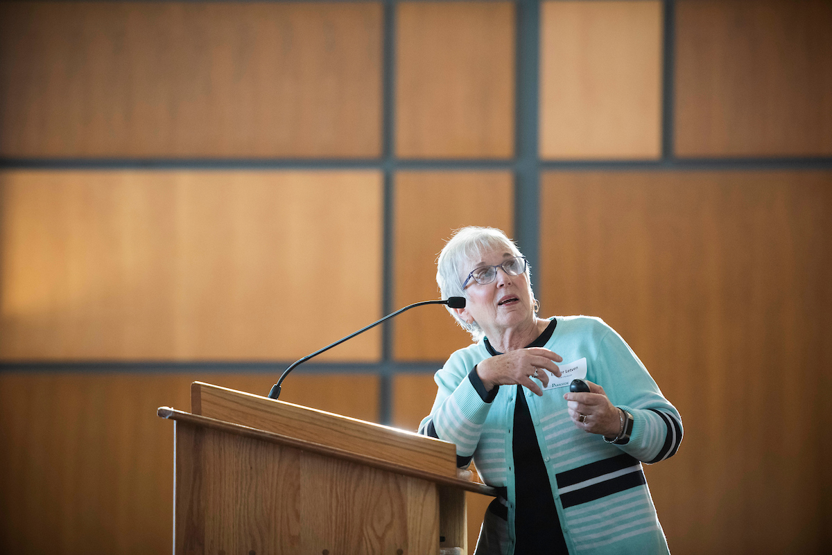 Esther Letven presents at 2019 Nonprofit Breakfast