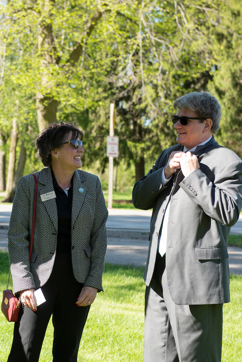 Chancellor Ford with Regent Jim Kreuser