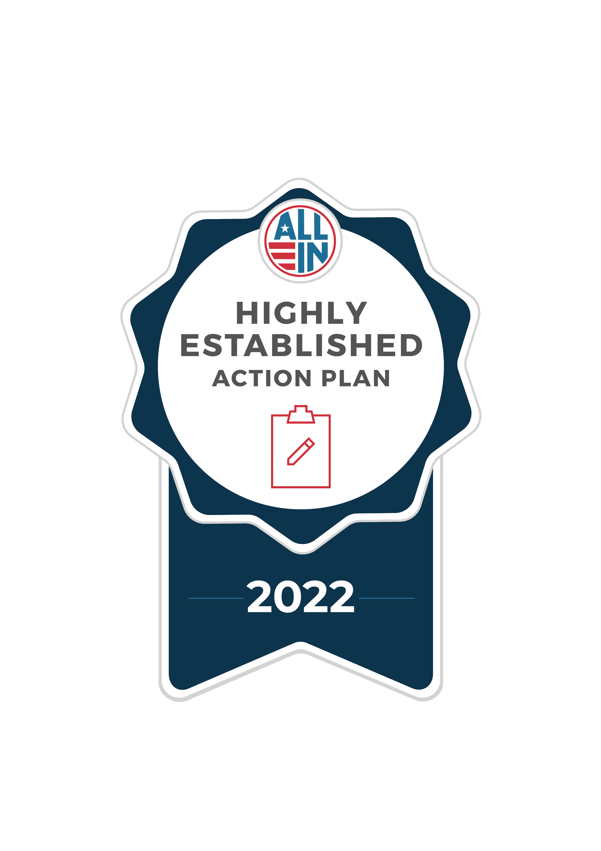 ALL IN Highly Established Action Plan Seal