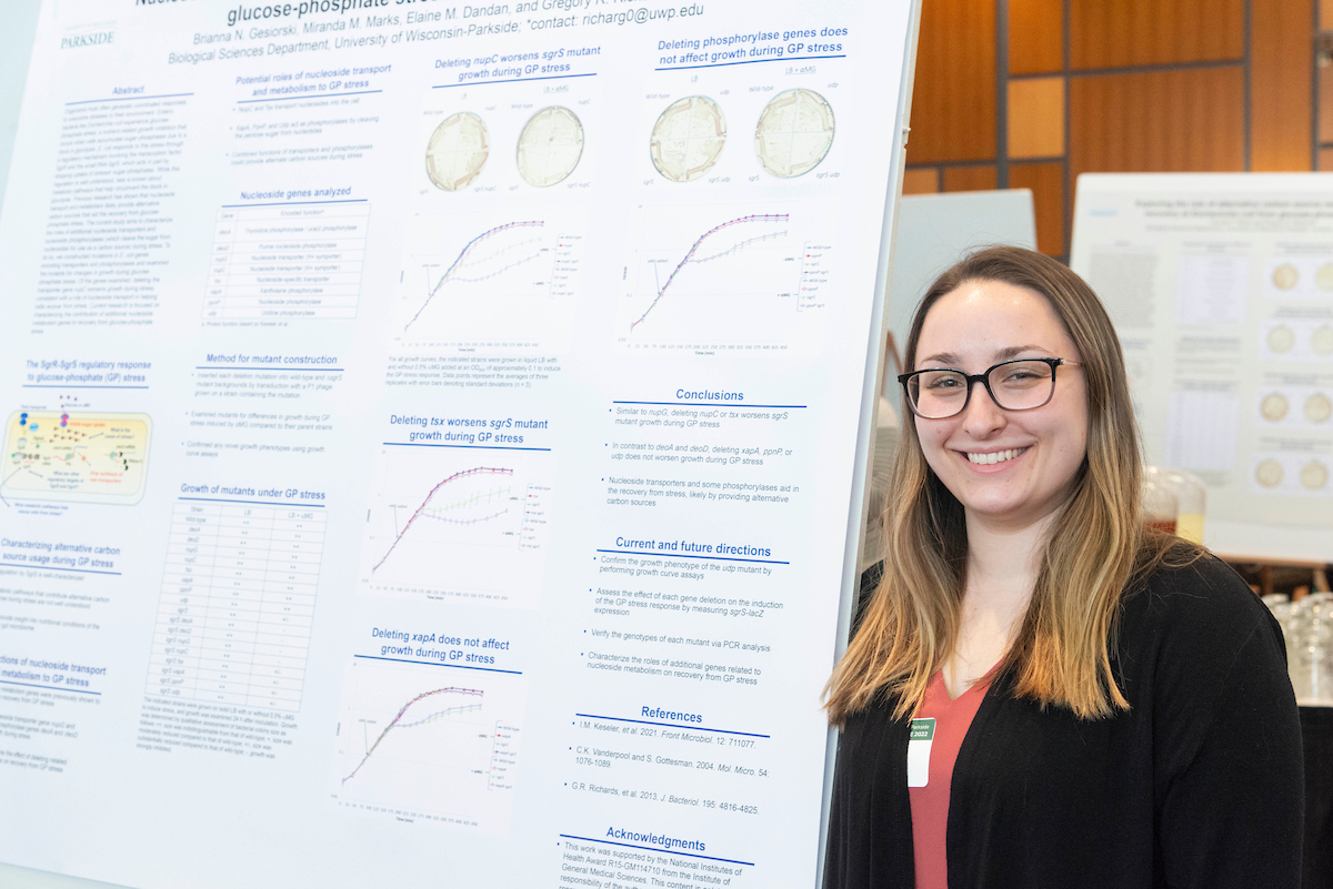 Research poster session at Student Showcase