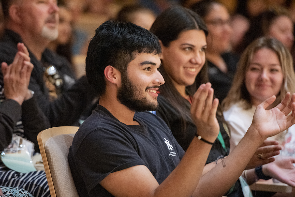 Students at Hip Hop DNA / Flutes at Dawn concert