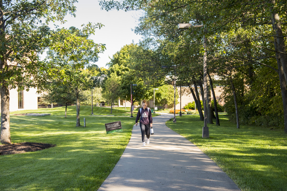 Fall on campus