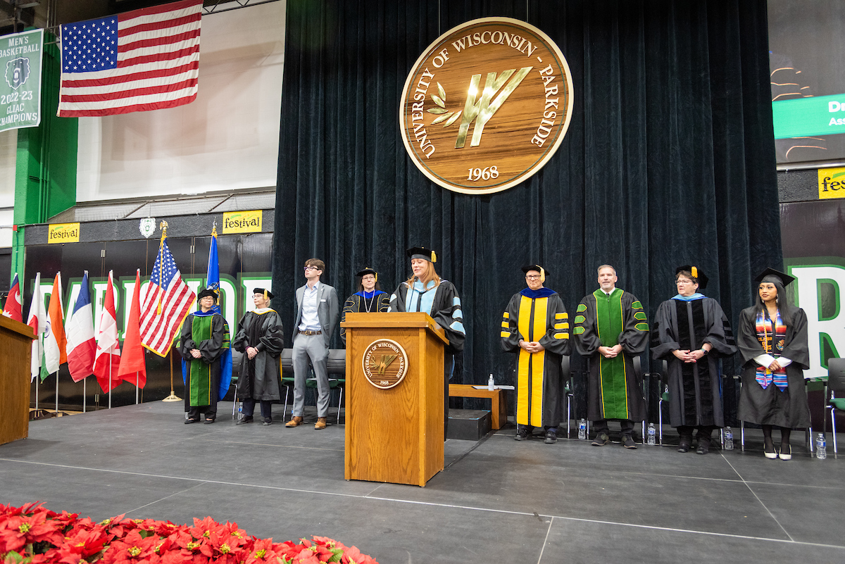 Dr. Aubri McDonald at Fall 2025 Commencement