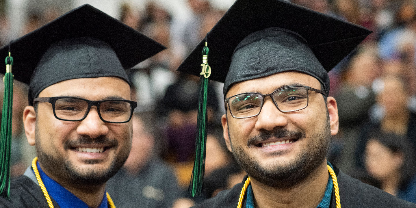 Two male graduates