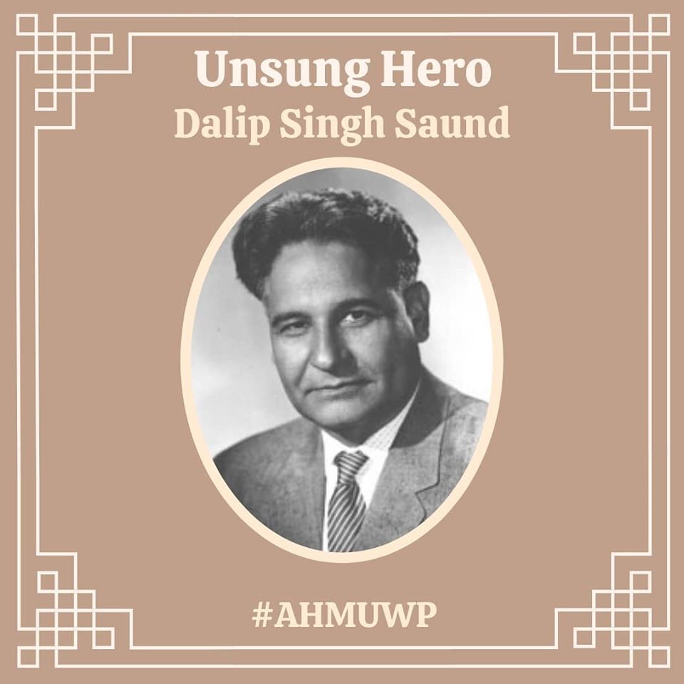 Unsung Hero: Dalip Singh Saund. #AHMUWP