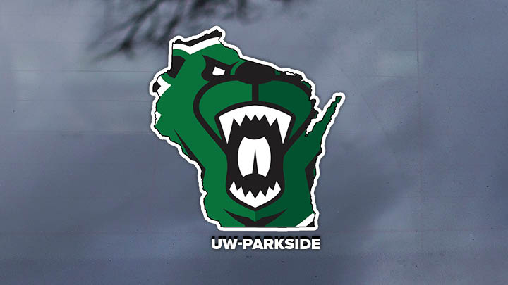 Image of a window cling with state of WI and Ranger Bear