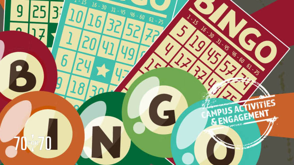 image of colorful bingo balls and cards