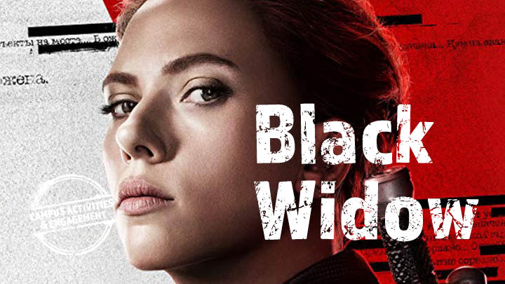 Black Widow movie image with a woman