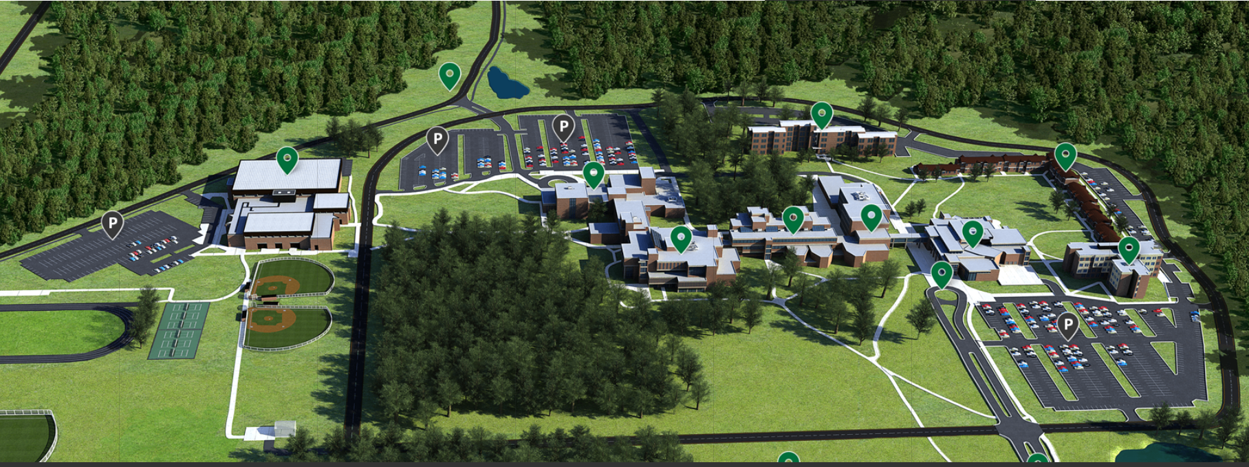 image of Parkside campus map