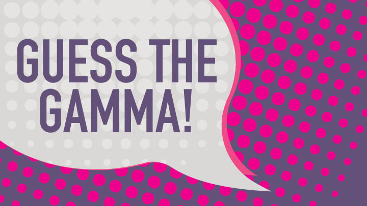 Guess the gamma image in pinks and purples
